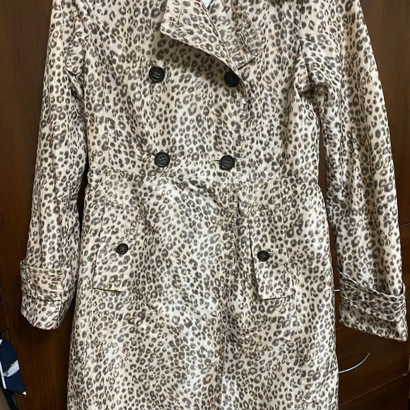 Banana republic leopard print peacoat small - Picture 5 of 6